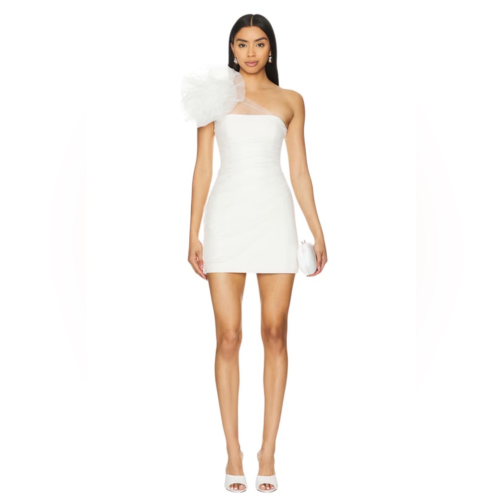NBD Laina Mini Dress in Ivory size medium